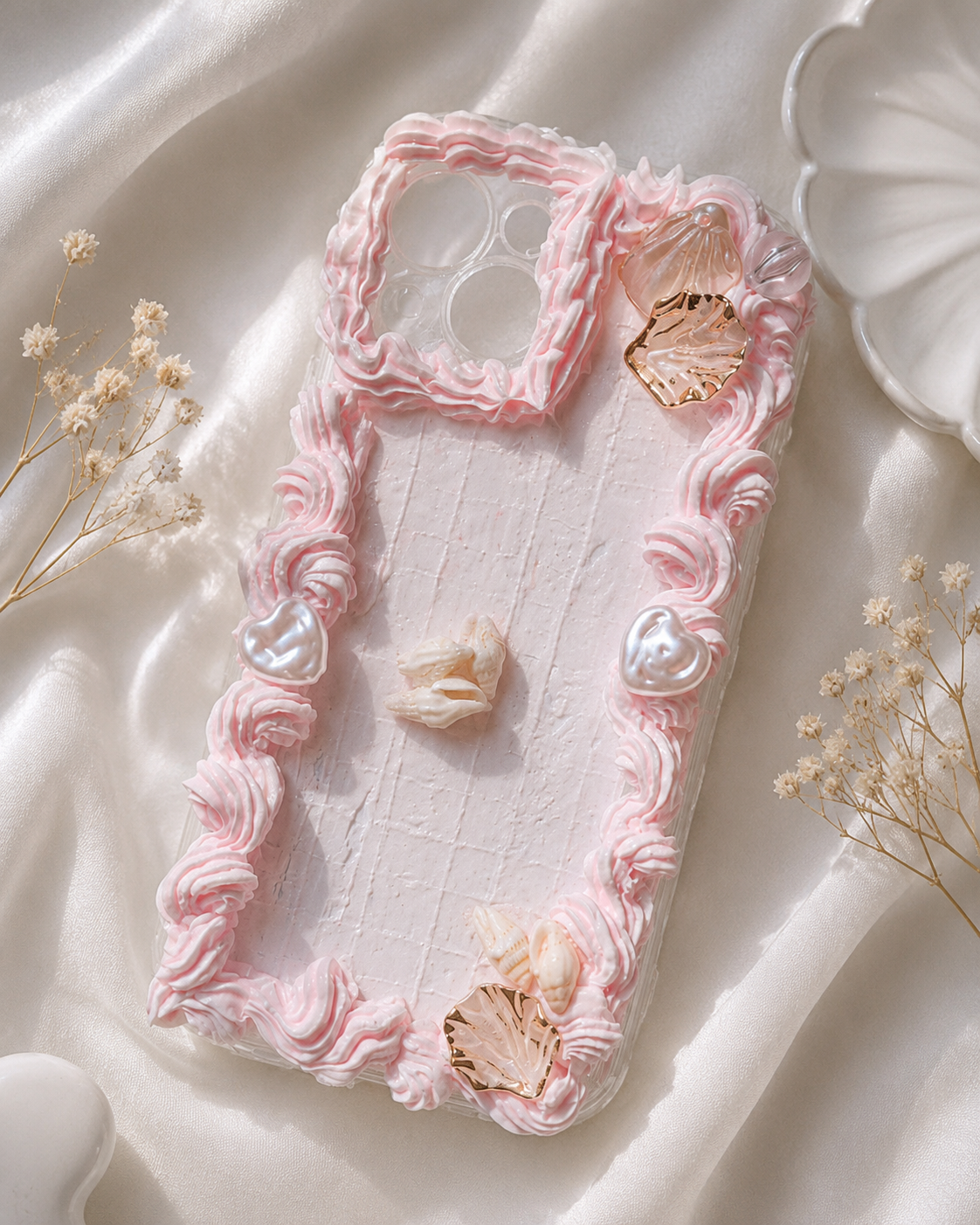Handmade decoden phone case